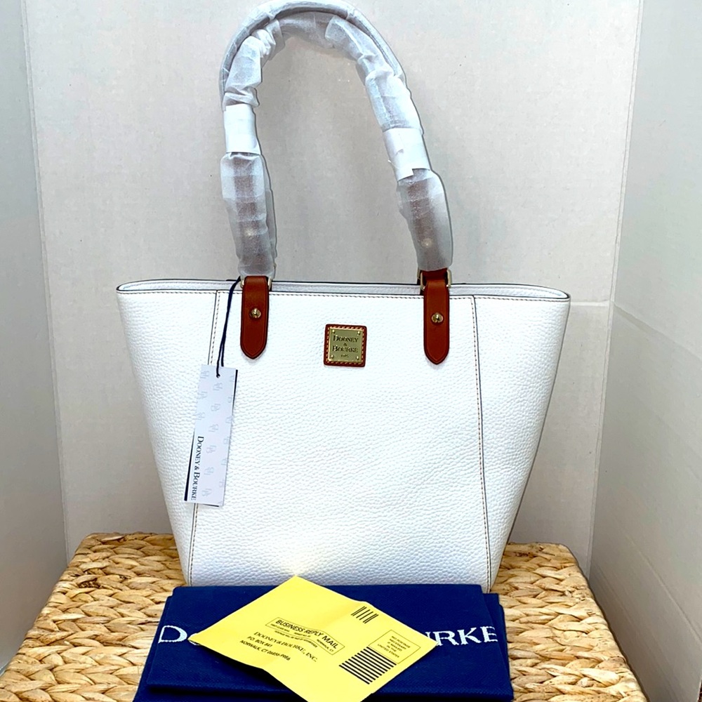 Dooney & Bourke Janie Tote WHITE NWT